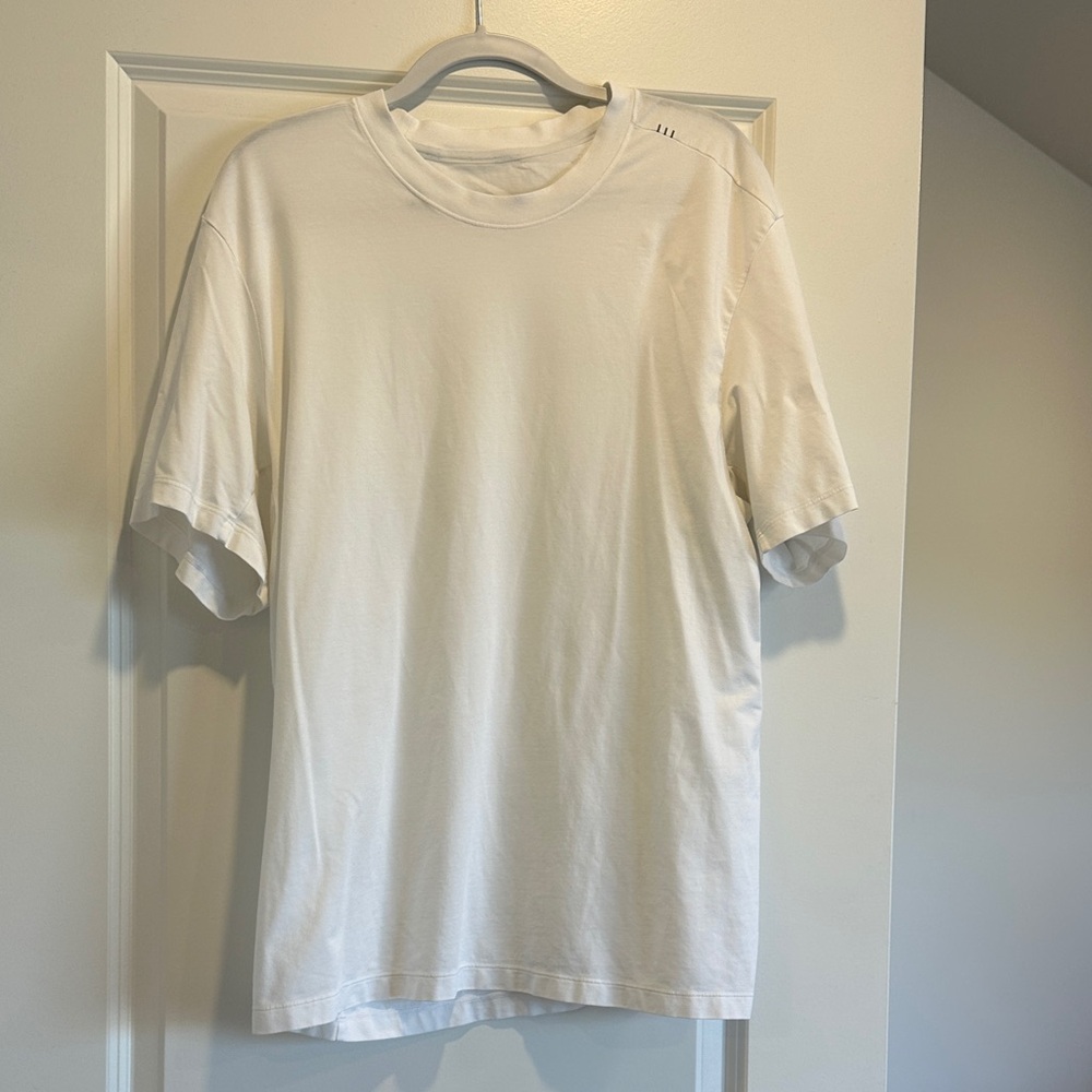 lululemon athletica White Short-Sleeve Shit